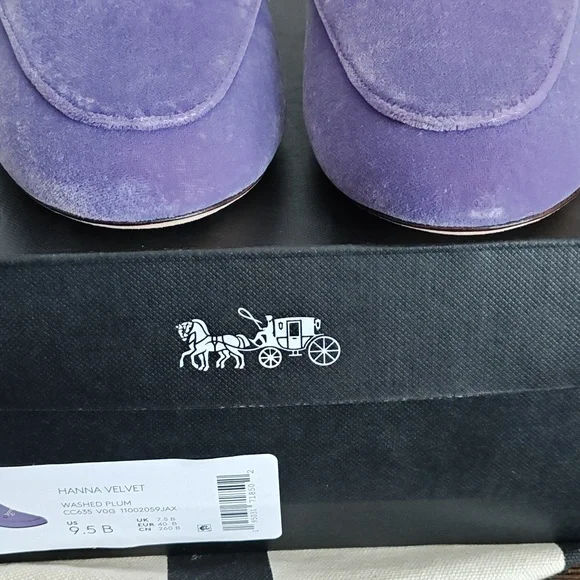 Coach - Hanna Velvet Loafers - Picture 2 of 8